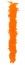 Boa en plumes, orange 1m80