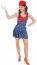 Chaks C4201S, Déguisement MISS plombier Rouge femme adulte, taille S