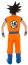 Chaks C4369116, Déguisement Goku orange 116cm, 4-6 ans