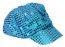 Casquette disco turquoise