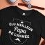 T-Shirt Élu Meilleur Papa de l'Année, noir taille XL