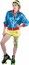 Party Pro 865159, Déguisement Fan des 80's femme adulte