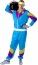 Party Pro 865113, Jogging 80's bleu adulte