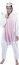 Party Pro 862301, Kigurumi Pyjamas ou déguisement Unisexe Adulte Licorne blanche et rose
