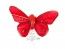 Sachet 4 Mini-Papillons STRASS sur pincette, Rouge