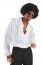 Chemise adulte disco Blanche - taille XL
