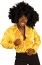 Chemise adulte disco Jaune - taille XL