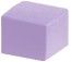 Ballotin Cube carton lilas nacré