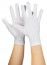 Gants courts blancs adulte