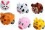 Party Pro 12011966, Mini-jouet Animal Zoo/Ferme sur roues 4 cm