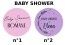 Modèles Baby Shower