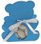 Ballotin Ourson avec plexi, Jaune