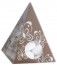 Ballotin Pyramide plexi transparente, Chocolat