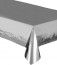 Nappe plastique rectangle METALLISEE Argent