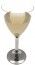 20 verres, pied CHROMÉ ARGENT brillant