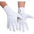 Gants blanc XL avec bouton pression