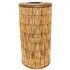 Chaks 10251, Très Grande Lanterne bois bambou cylindre avec poignée corde 61cm