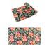 Chaks 10271, Chemin de table LIN Fleurs Tropicales roses 3m