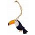 Chaks 10301, Suspension Toucan en bois 6,5cm