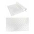 Chaks 10684, Chemin de table Fourrure DAMIER 3m, Blanc