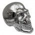 Chaks 12120-80, Crâne tête de mort 17cm, métallisée Argent