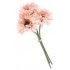 Chaks 13305-03, Bouquet de 3 Gerberas 25cm, Rose pastel