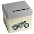 Urne carton Motocyclette vintage