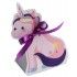 Ballotin Licorne rose en carton