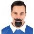 P'TIT Clown re22705 - Barbe et moustache de mousquetaire, noire