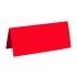 Sachet de 10 marque places rectangle, Rouge