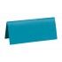 Sachet de 10 marque places rectangle, Turquoise