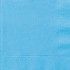 Sachet de 20 Petites serviettes en papier Bleu ciel 25 x 25 cm