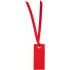 Sachet de 12 marque places rectangle AVEC ruban, Rouge