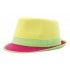 Party Pro 33335, Chapeau Trilby Néon, Jaune