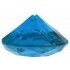 Sachet de 4 MARQUE-PLACES Gros Diamants, turquoise