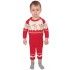 P'TIT Clown re48113 - Costume baby Noel rouge avec rennes, 92 cm 1/2 ans