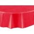 Nappe plastique RONDE Ø rouge RONDE