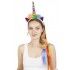 P'TIT Clown re50562 - Set de Licorne serre-tête et queue arc-en-ciel