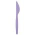 Sachet de 20 COUTEAUX easy 18,5cm plastique, Lilas