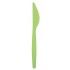 Sachet de 20 COUTEAUX easy 18,5cm plastique, Vert