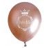 Sachet de 6 ballons latex 30cm Rose Gold, Princesse