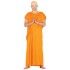 Déguisement Bonze bouddhiste tibétain orange, adulte