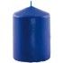 Chaks 80291-22, Grande bougie cylindrique 10 cm, Bleu roy