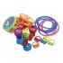 P'TIT Clown re82FIL - Sachet de 40 jouets pour pinata, Fille (avec bracelets)