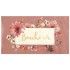 SANTEX 8335-25, Sachet de 20 grandes Serviettes rectangles Amour Floral