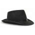 Party Pro 8430108, Chapeau borsalino rigide noir