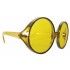 Grandes Lunettes hippie JAUNES