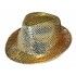 Party Pro 865090612, Chapeau borsalino sequin or