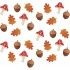 Party Pro 913567, Sachet de 10 grammes de confettis Automne woodland