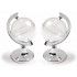 Lot de 2 ballotins Globes Terrestres Mappemondes PVC 11cm